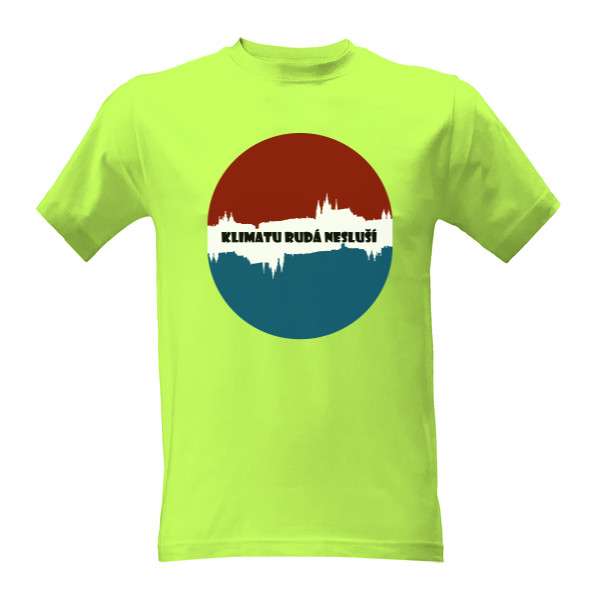 Tričko s potiskem Komunista klima nezachrání