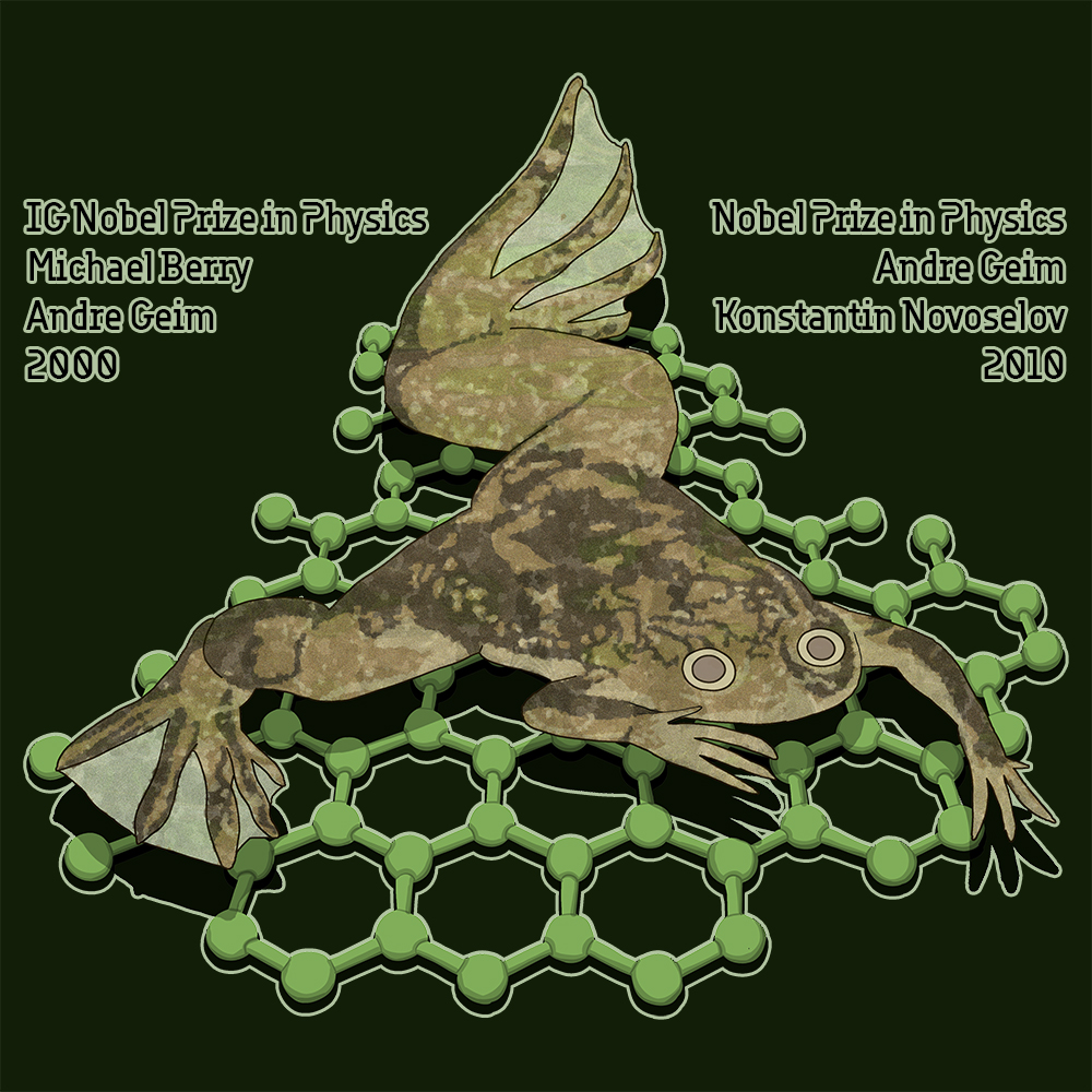 Žába na grafenu